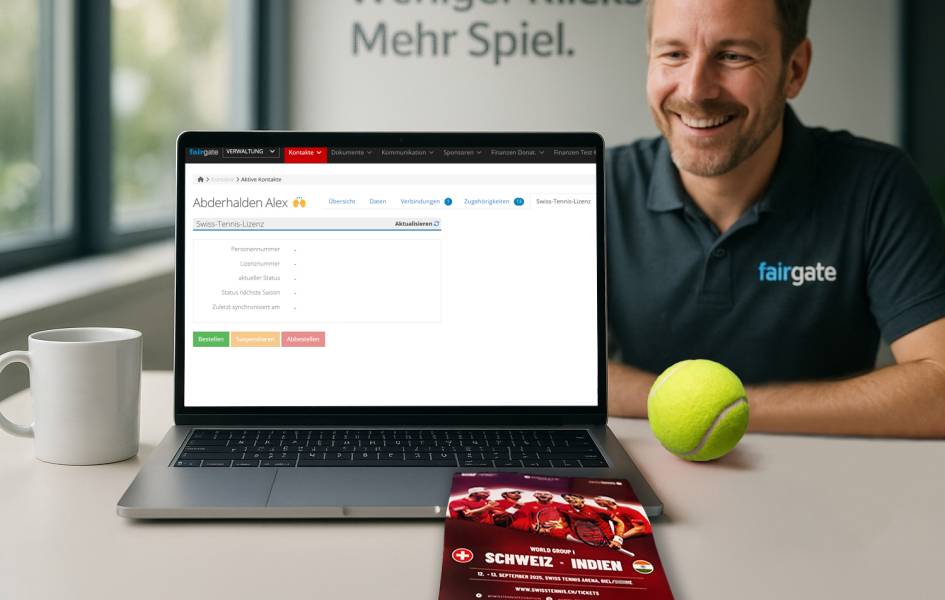  Zusammenarbeit Fairgate und Swiss Tennis - Datenschutz-Hinweis
